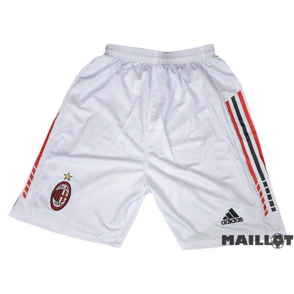 Foot Maillot Pas Cher Domicile Pantalon AC Milan Retro 2005 2006 Blanc