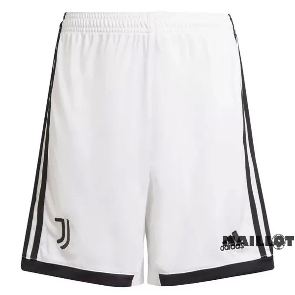 Foot Maillot Pas Cher Domicile Pantalon Juventus 2022 2023 Blanc