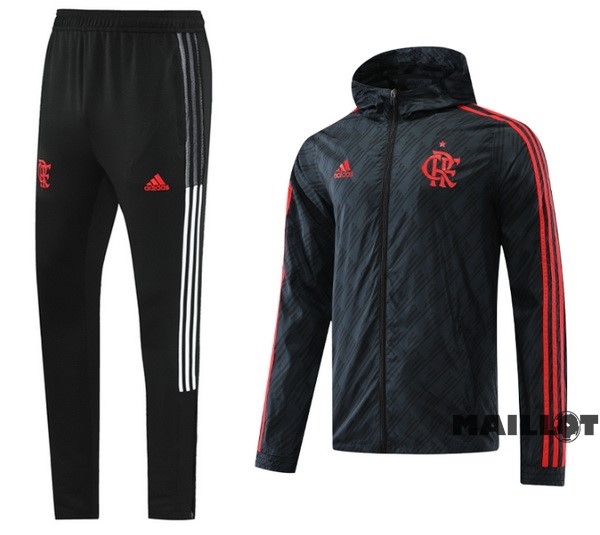 Foot Maillot Pas Cher Ensemble Complet Coupe Vent Flamengo 2022 2023 Noir