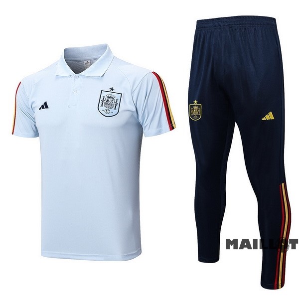 Foot Maillot Pas Cher Ensemble Complet Polo Espagne 2022 Vert