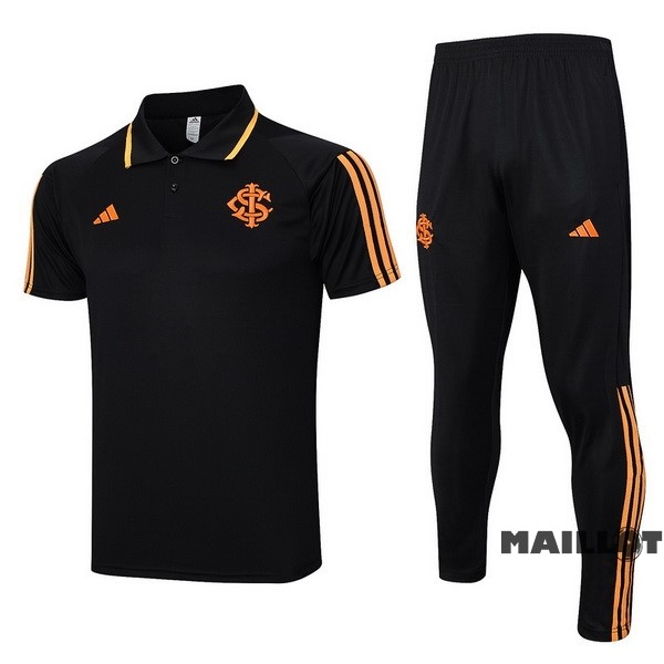 Foot Maillot Pas Cher Ensemble Complet Polo Internacional 2023 2024 Noir