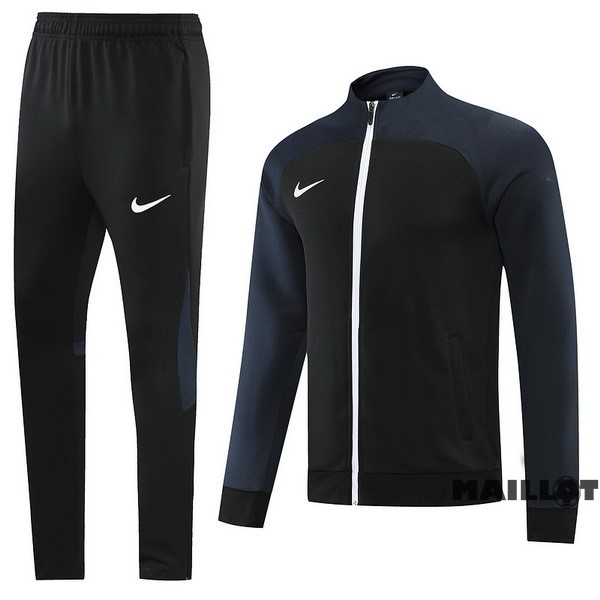 Foot Maillot Pas Cher Ensemble Complet Ropa Deportiva Con Cremallera Larga Nike 2022 2023 I Noir