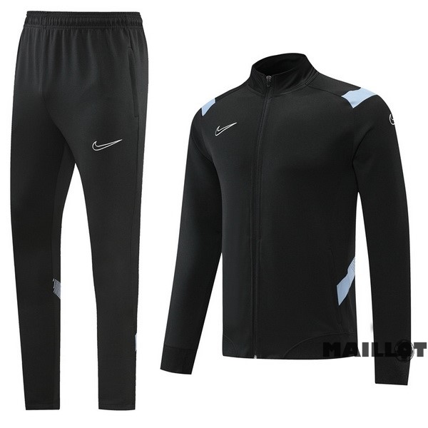 Foot Maillot Pas Cher Ensemble Complet Ropa Deportiva Con Cremallera Larga Nike 2022 2023 Noir