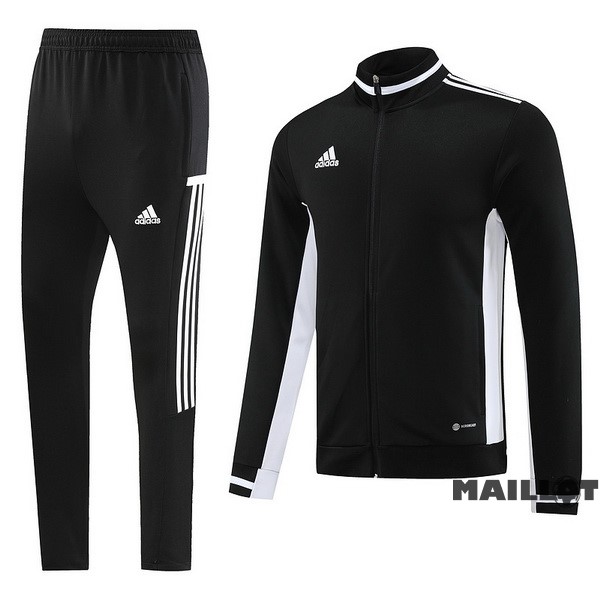 Foot Maillot Pas Cher Ensemble Complet Ropa Deportiva Con Cremallera Larga adidas 2023 Noir