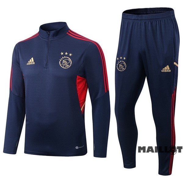 Foot Maillot Pas Cher Ensemble Complet Sudadera Entrainement Ajax 2023 2024 Purpura