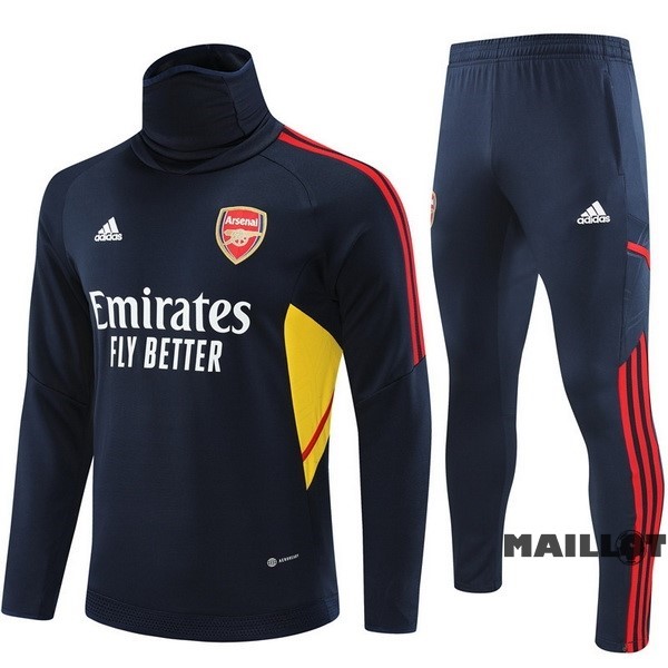 Foot Maillot Pas Cher Ensemble Complet Sudadera Entrainement Arsenal 2022 2023 Bleu III Marine