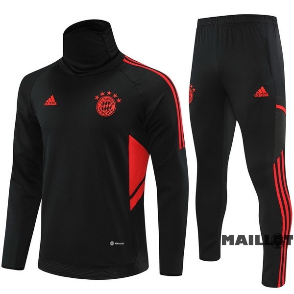 Foot Maillot Pas Cher Ensemble Complet Sudadera Entrainement Bayern Múnich 2022 2023 Noir