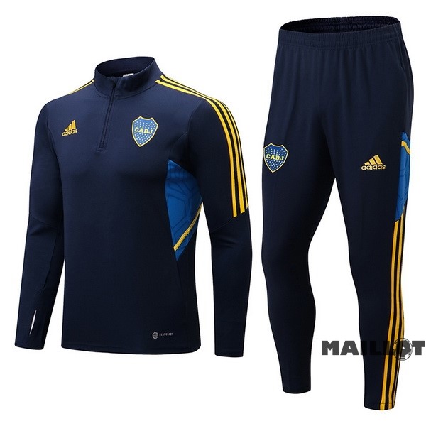 Foot Maillot Pas Cher Ensemble Complet Sudadera Entrainement Boca Juniors 2022 2023 Bleu I Marine