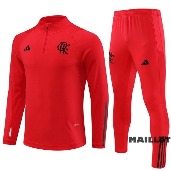 Foot Maillot Pas Cher Ensemble Complet Sudadera Entrainement Flamengo 2023 2024 I Rouge