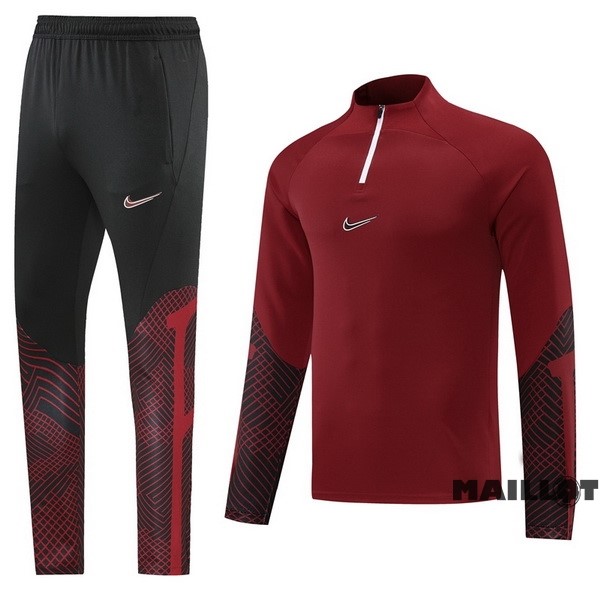 Foot Maillot Pas Cher Ensemble Complet Sudadera Entrainement Nike 2022 2023 Bordeaux