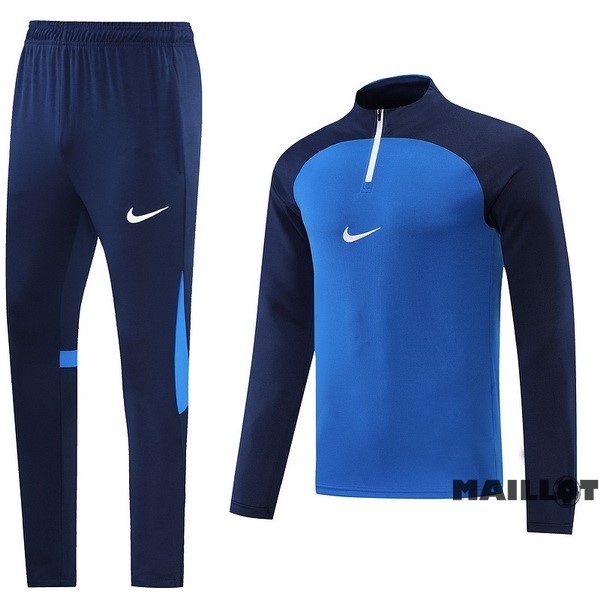 Foot Maillot Pas Cher Ensemble Complet Sudadera Entrainement Nike 2022 2023 II Bleu