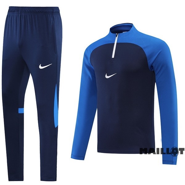 Foot Maillot Pas Cher Ensemble Complet Sudadera Entrainement Nike 2022 2023 I Bleu