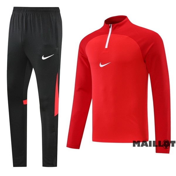 Foot Maillot Pas Cher Ensemble Complet Sudadera Entrainement Nike 2022 2023 Rouge I Noir