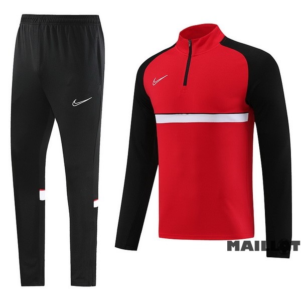 Foot Maillot Pas Cher Ensemble Complet Sudadera Entrainement Nike 2023 2024 Noir Rouge