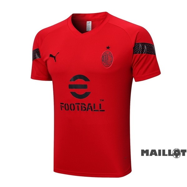 Foot Maillot Pas Cher Entrainement AC Milan 2022 2023 Rouge