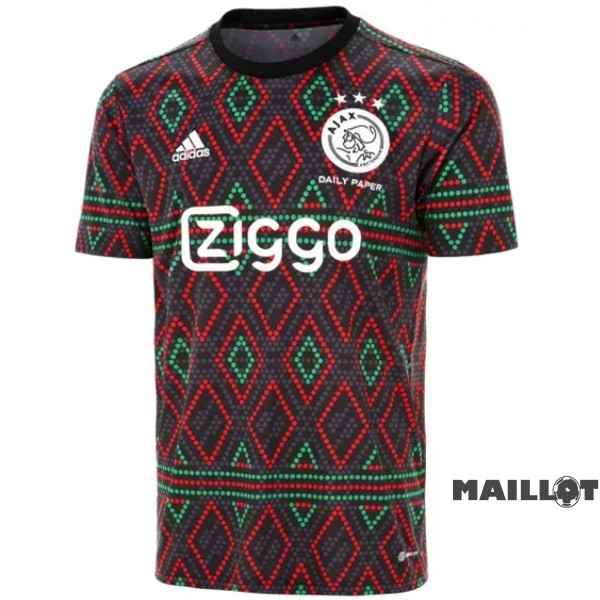 Foot Maillot Pas Cher Entrainement Ajax 2022 2023 Rouge Vert