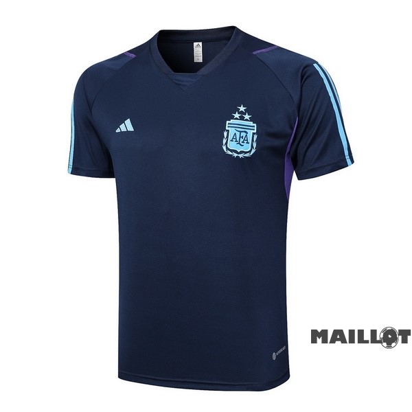 Foot Maillot Pas Cher Entrainement Argentine 2023 Bleu Marine