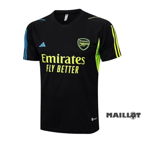 Foot Maillot Pas Cher Entrainement Arsenal 2023 2024 Noir Vert