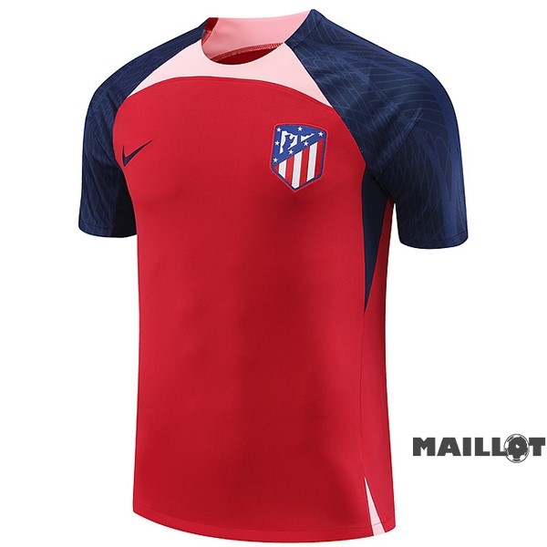 Foot Maillot Pas Cher Entrainement Atlético Madrid 2023 2024 Rouge Bleu