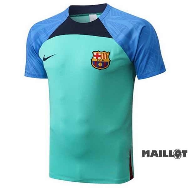 Foot Maillot Pas Cher Entrainement Barcelona 2022 2023 Bleu Vert