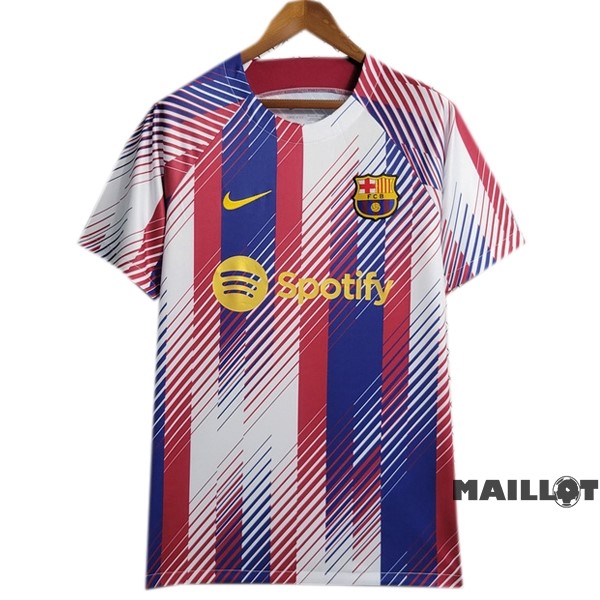 Foot Maillot Pas Cher Entrainement Barcelona 2023 2024 Rouge Bleu