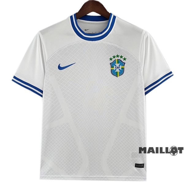 Foot Maillot Pas Cher Entrainement Brésil 2022 Blanc