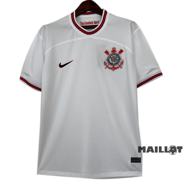 Foot Maillot Pas Cher Entrainement Corinthians Paulista 2023 2024 Blanc