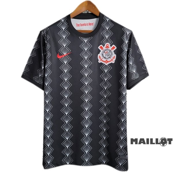 Foot Maillot Pas Cher Entrainement Corinthians Paulista 2023 2024 Noir