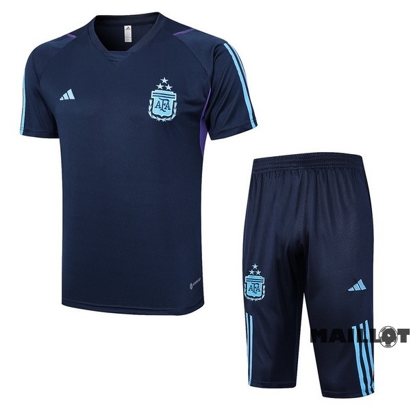 Foot Maillot Pas Cher Entrainement Ensemble Complet Argentine 2023 Bleu I Marine