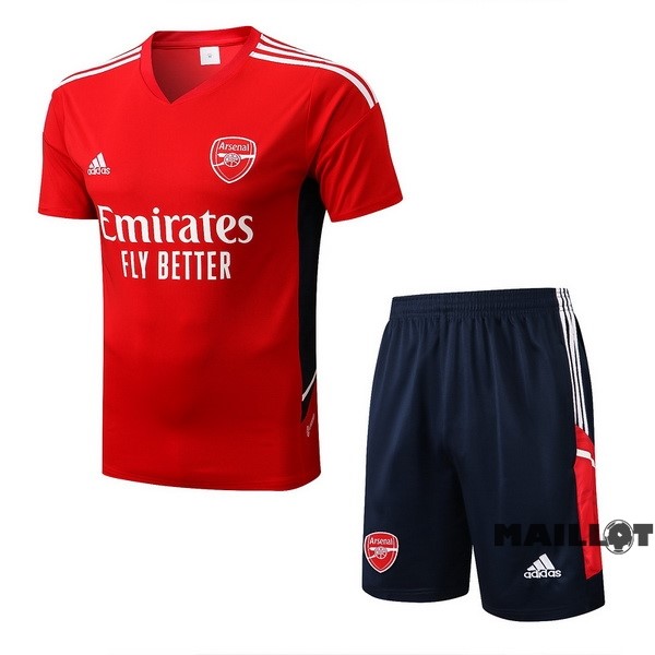 Foot Maillot Pas Cher Entrainement Ensemble Complet Arsenal 2022 2023 Rouge Bleu