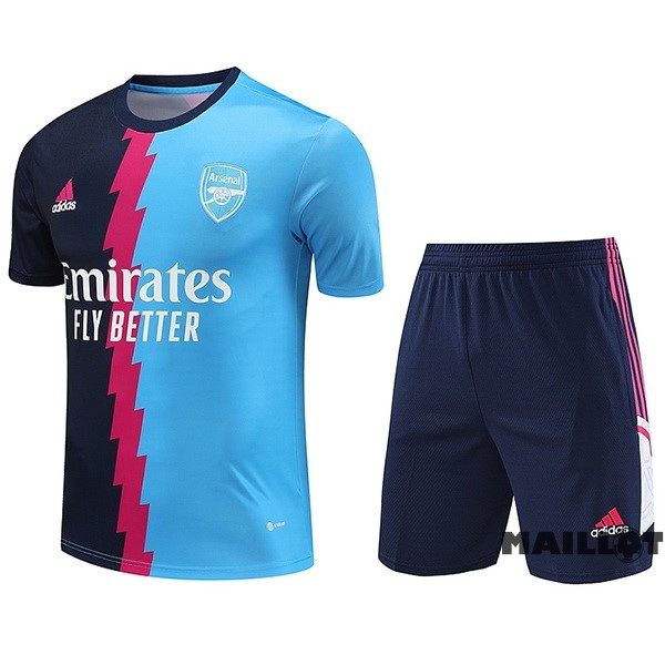 Foot Maillot Pas Cher Entrainement Ensemble Complet Arsenal 2023 2024 Bleu II Marine