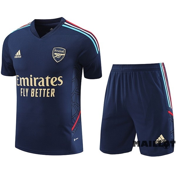 Foot Maillot Pas Cher Entrainement Ensemble Complet Arsenal 2023 2024 Bleu I Marine