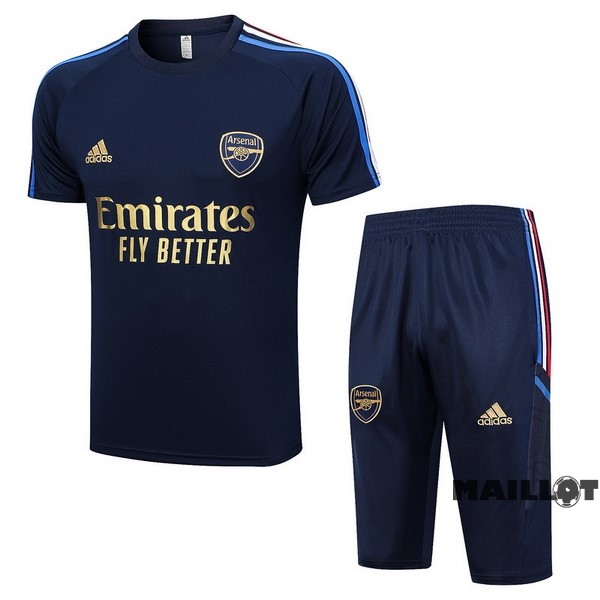 Foot Maillot Pas Cher Entrainement Ensemble Complet Arsenal 2023 2024 Bleu Marine