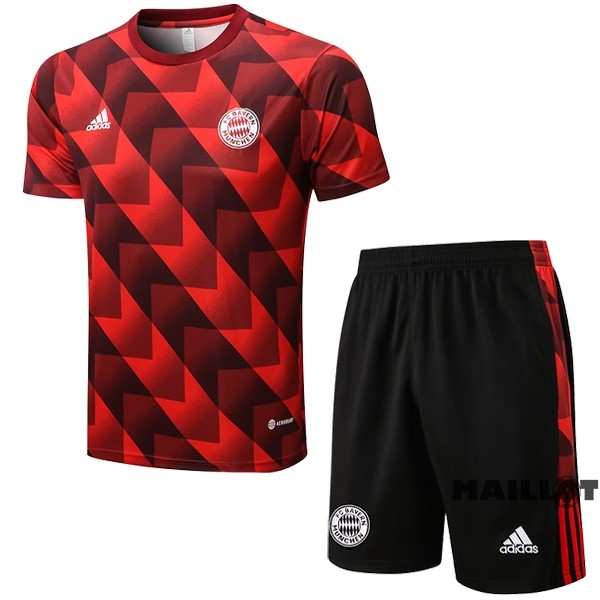 Foot Maillot Pas Cher Entrainement Ensemble Complet Bayern Múnich 2022 2023 Rouge