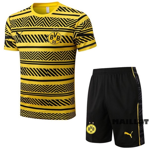 Foot Maillot Pas Cher Entrainement Ensemble Complet Borussia Dortmund 2022 2023 Jaune Noir