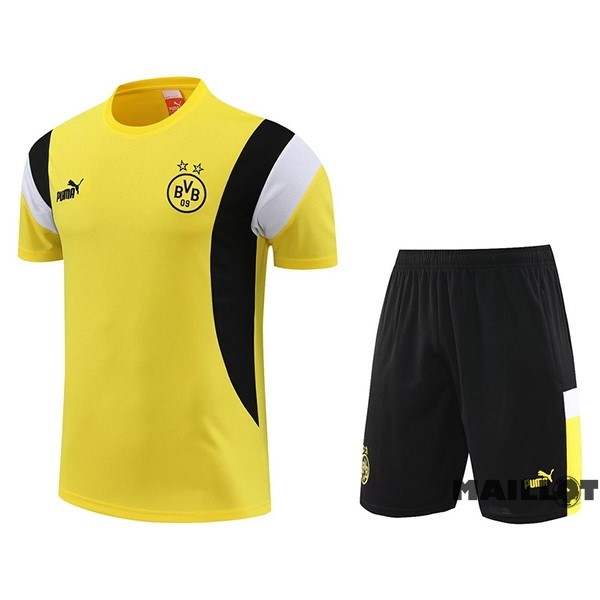 Foot Maillot Pas Cher Entrainement Ensemble Complet Borussia Dortmund 2023 2024 Jaune Noir