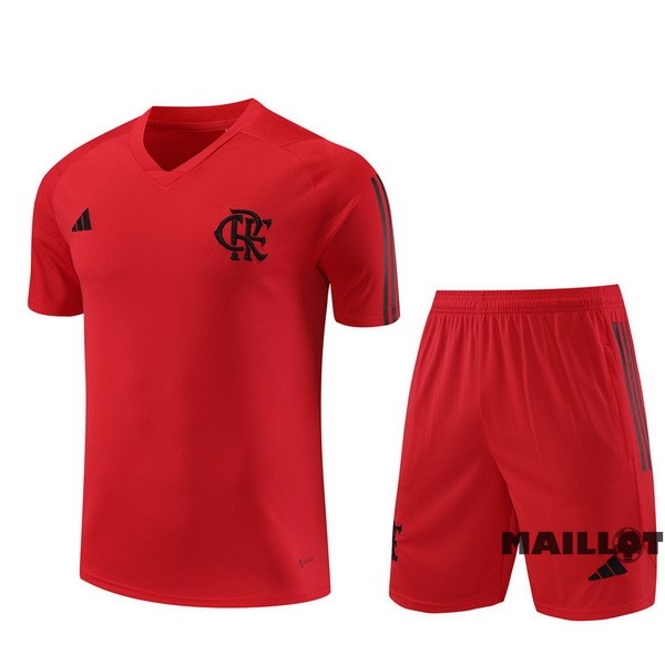 Foot Maillot Pas Cher Entrainement Ensemble Complet Enfant Flamengo 2023 2024 Rouge