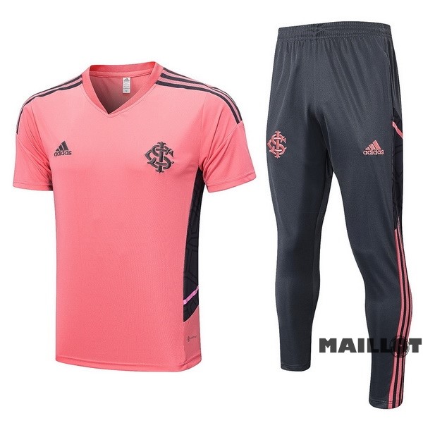 Foot Maillot Pas Cher Entrainement Ensemble Complet Internacional 2022 2023 Rose Gris