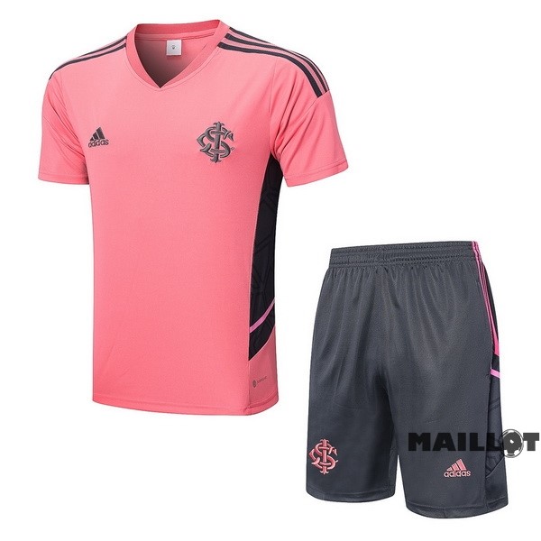 Foot Maillot Pas Cher Entrainement Ensemble Complet Internacional 2022 2023 Rose I Gris