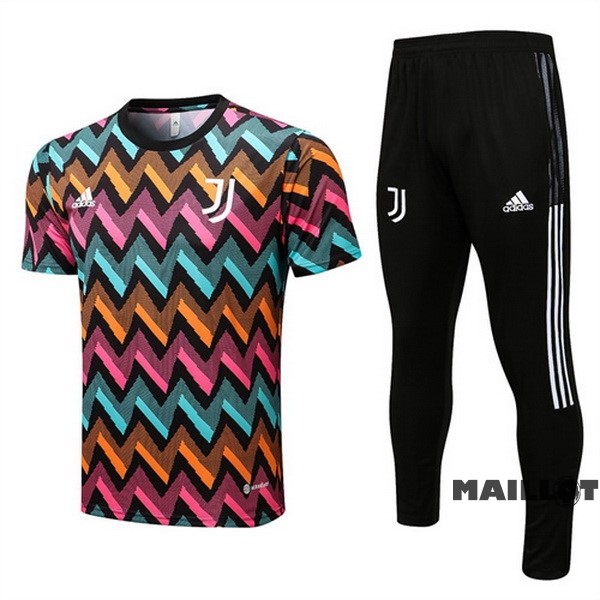 Foot Maillot Pas Cher Entrainement Ensemble Complet Juventus 2022 2023 Jaune Rose