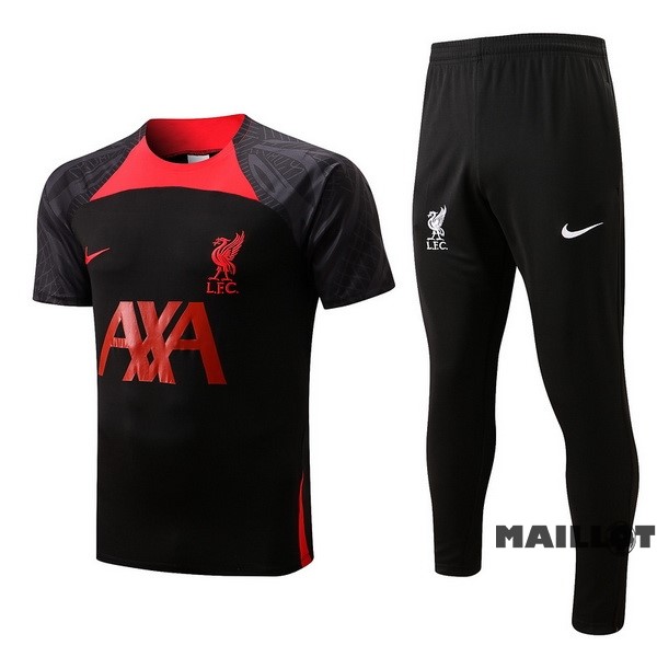 Foot Maillot Pas Cher Entrainement Ensemble Complet Liverpool 2022 2023 Noir