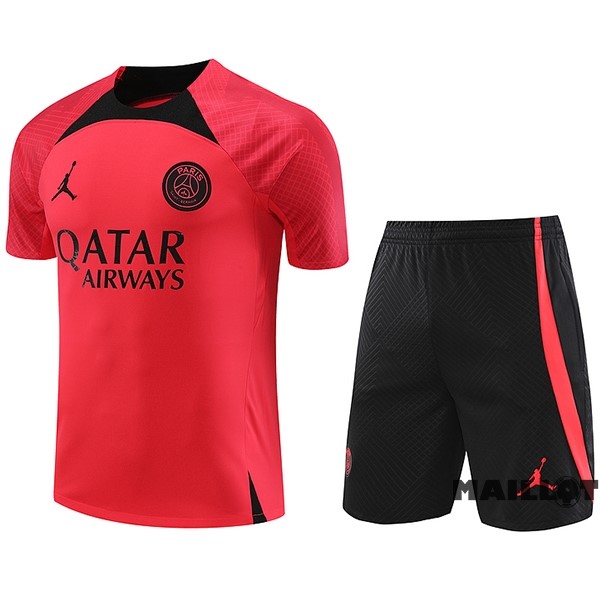 Foot Maillot Pas Cher Entrainement Ensemble Complet Paris Saint Germain 2023 2024 Rouge I Noir