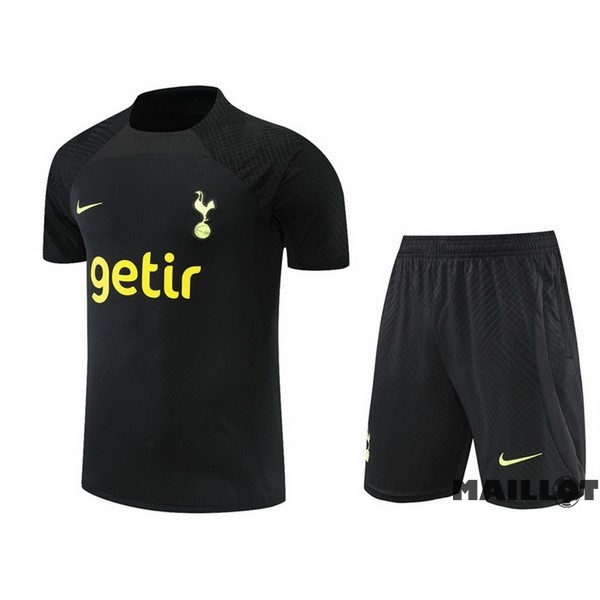 Foot Maillot Pas Cher Entrainement Ensemble Complet Tottenham Hotspur 2022 2023 Noir