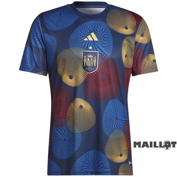 Foot Maillot Pas Cher Entrainement Espagne 2022 Bleu