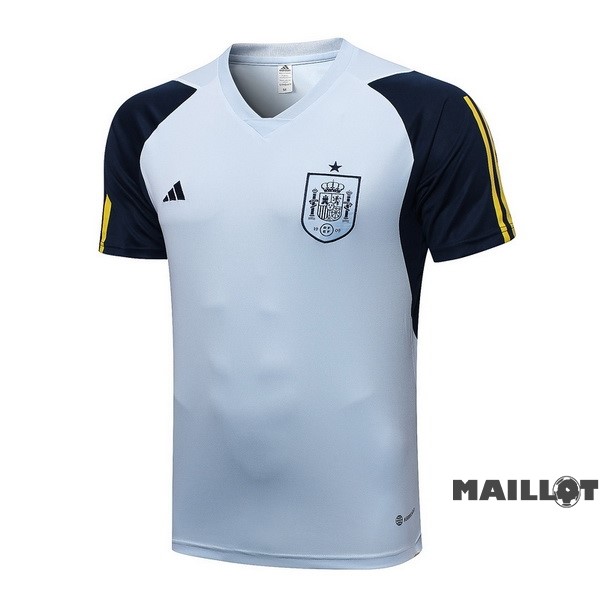 Foot Maillot Pas Cher Entrainement Espagne 2022 Gris