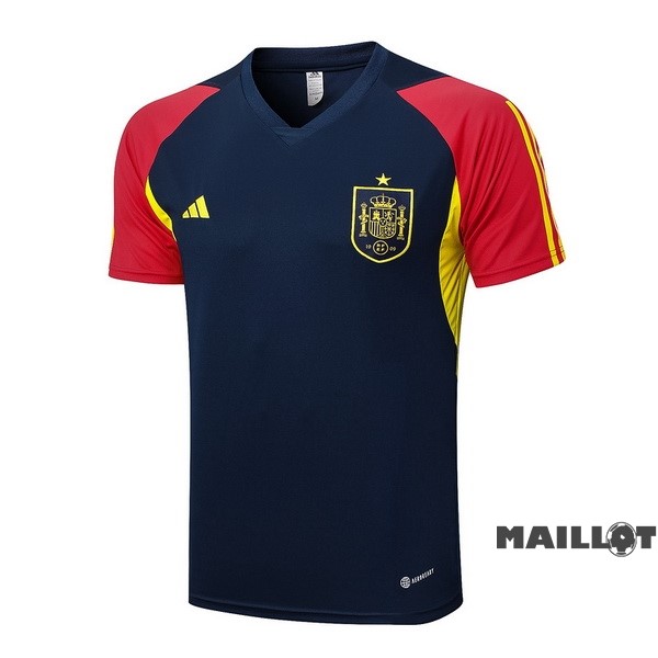 Foot Maillot Pas Cher Entrainement Espagne 2023 Bleu Jaune Rouge