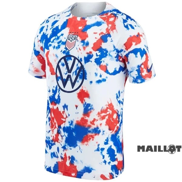 Foot Maillot Pas Cher Entrainement Estados Unidos 2022 Blanc