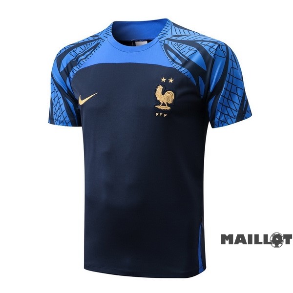 Foot Maillot Pas Cher Entrainement France 2022 Bleu Marine