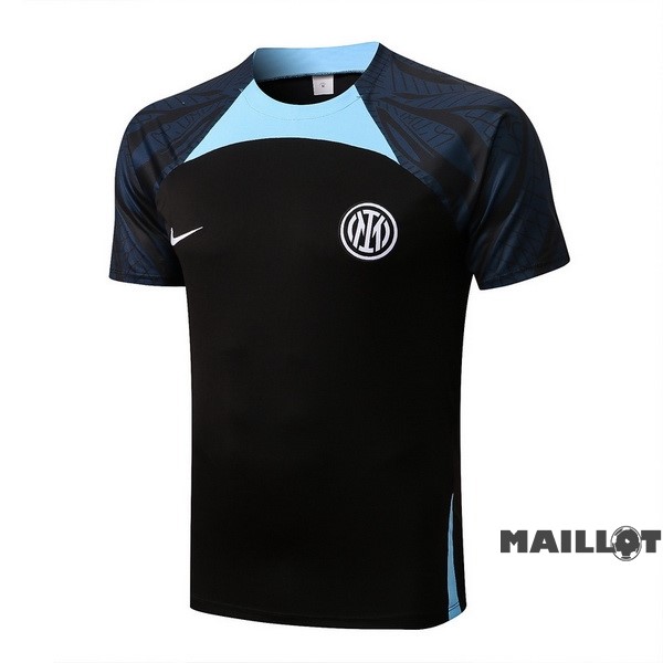 Foot Maillot Pas Cher Entrainement Inter Milán 2022 2023 Noir Bleu