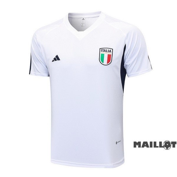 Foot Maillot Pas Cher Entrainement Italie 2023 Blanc